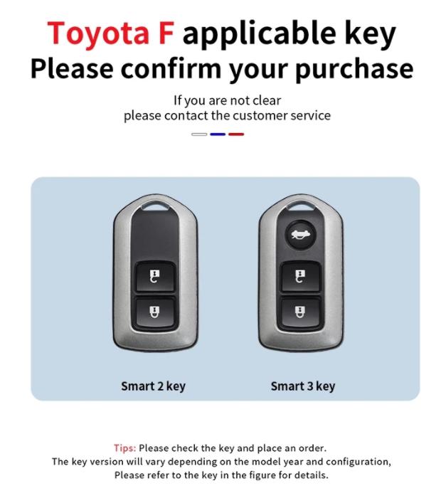 Car Key Case Cover Fob For Toyota Corolla Verso 2004 2006 2007 Prius Gen 20 2005 2008 Remote Protect Shell Keychain Accessories