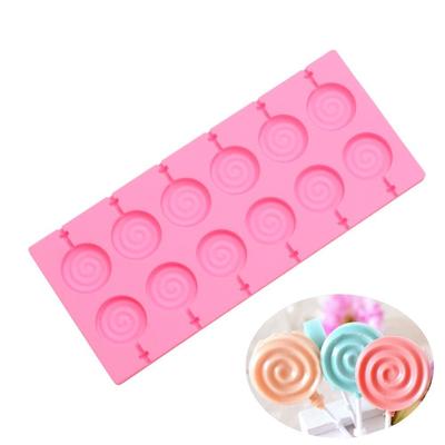Formy silikonowe do cukierków Lollipop foremka do cukru czekoladowego na lizaki narzędzie do dekoracji ciast forma do pieczenia;