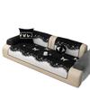 Light Luxury High-End Special-Shaped Butterfly Chenille Sofa Cushion, New Four-Season Universal Black Edge Non-Slip Leather Sofa Seat Cushion