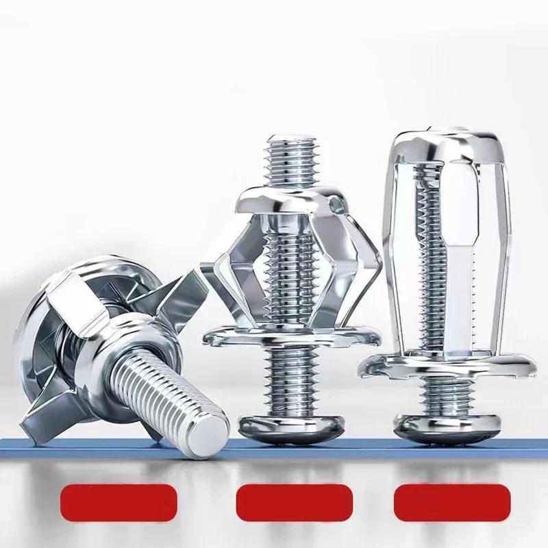 Petal Rivet Locking Bolt Plate Wall Fastener Petal Screw Anchor Jack Nut Curtain Expansion Clamp with Screw Petal Expansion Plug