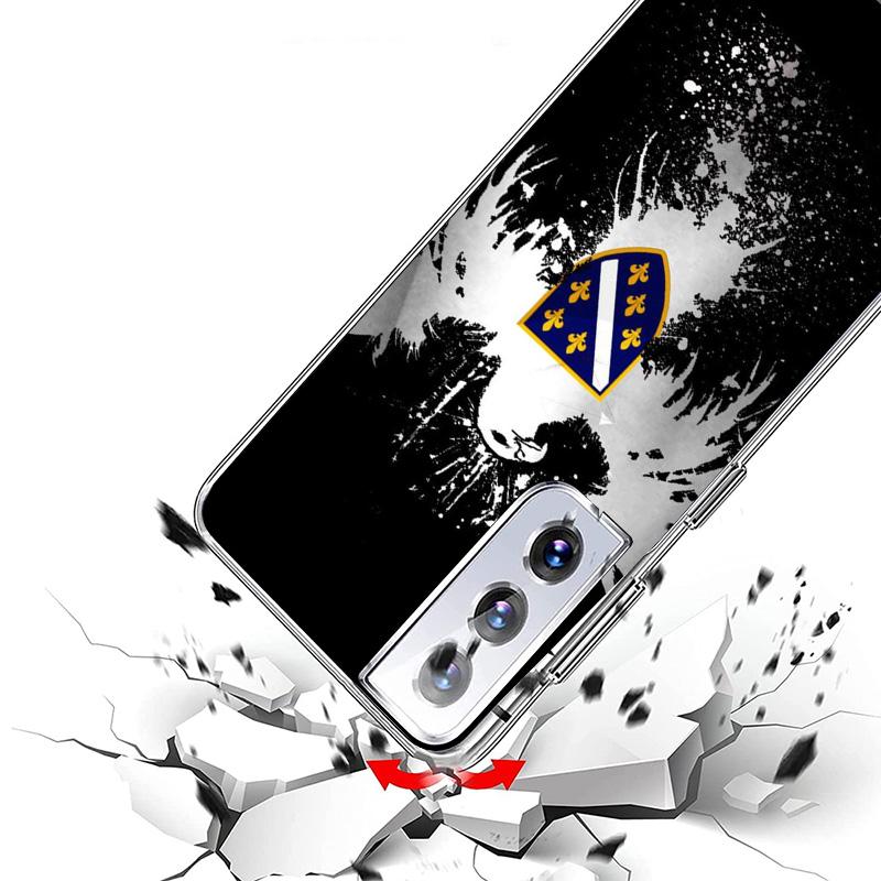 Bosnia And Herzegovina Flag Phnoe Case for Samsung Galaxy S26 S25 Edge S23 S24 Ultra S22 Plus S21 S20 FE Unique Cover Soft Coque