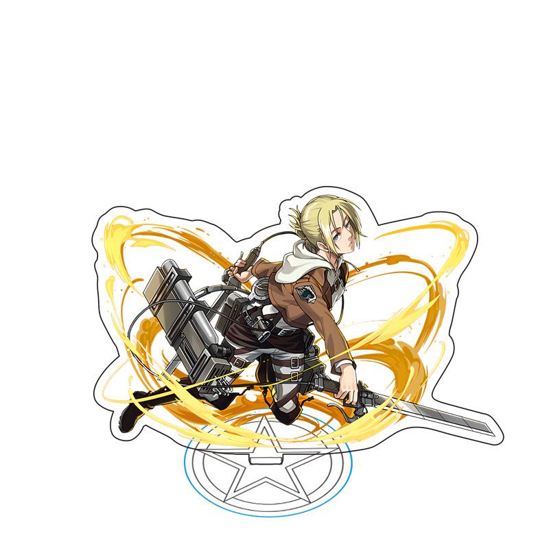 15cm Anime Attack On Titan Acrylic Stand Action Figure Toy Cartoon Figures Desktop Home Decoration