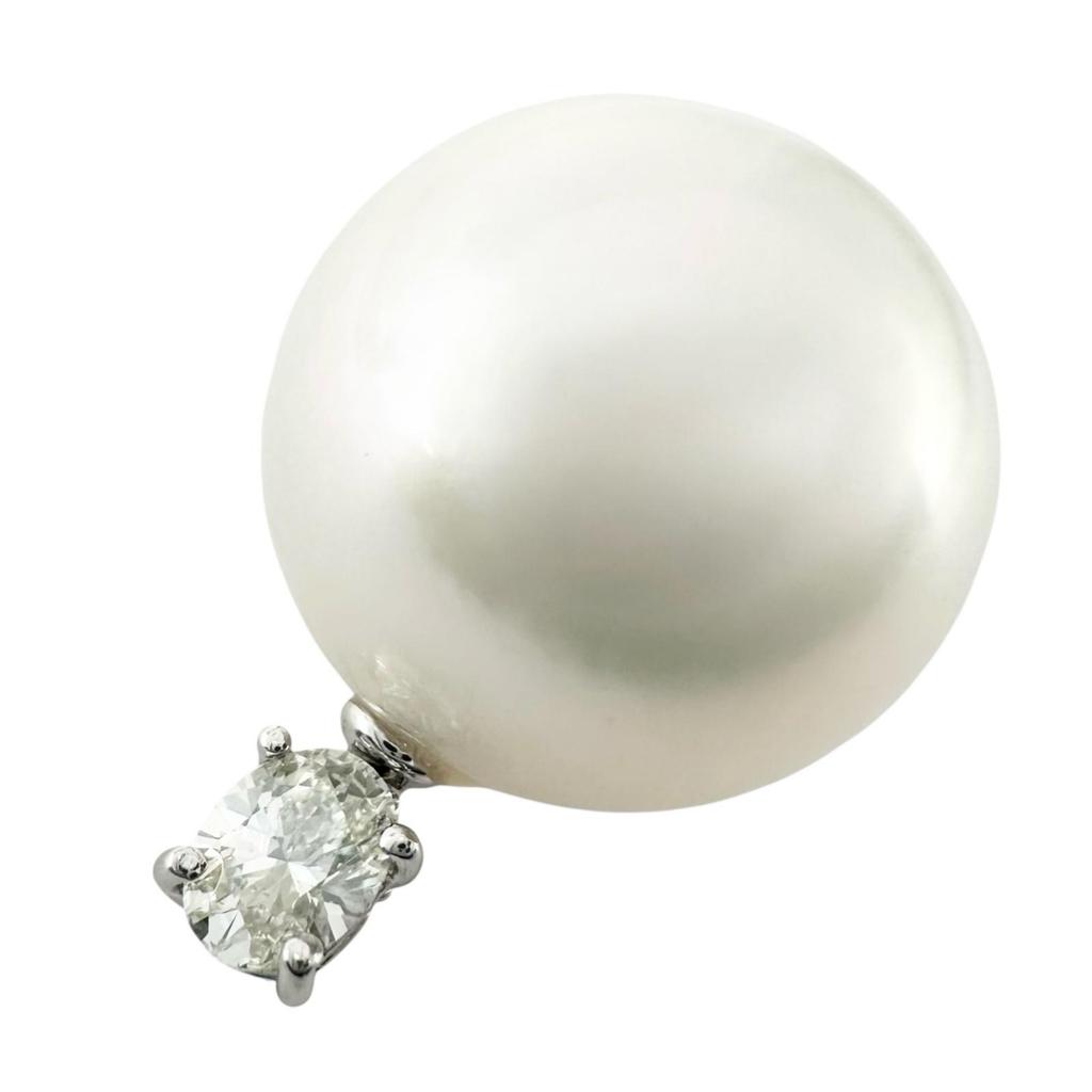 Pendant top Silver Women Pearl used