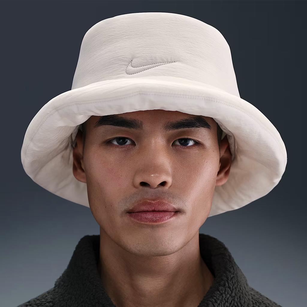 Nike Solid Color Design Nylon Fisherman Hat Unisex Hats Light-Bone IF8853-072