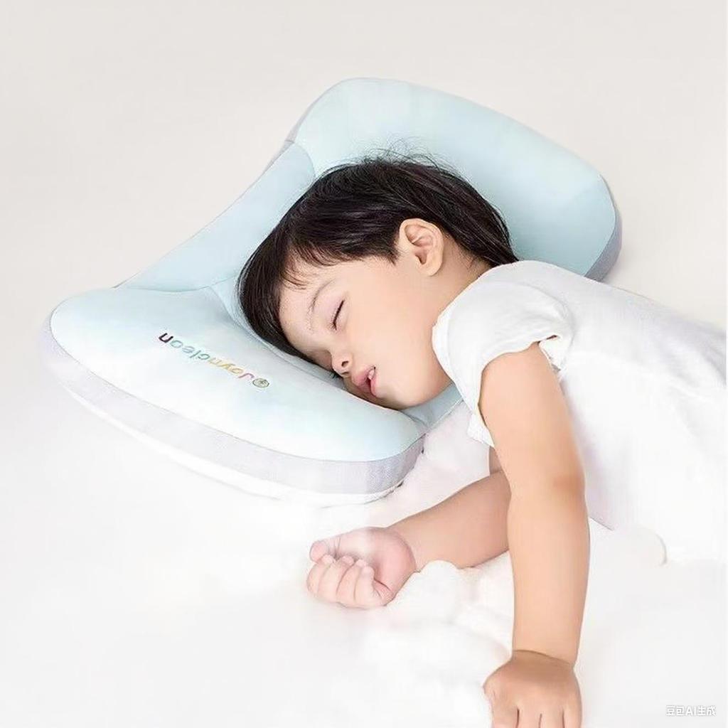 Newborn Pillow Children's Pearl Cotton Pillow, Protects Head Shape, Suitable for All Seasons