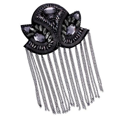 Goldene Quaste Metall Schulterabzeichen: Retro Punk Armband Schmuck