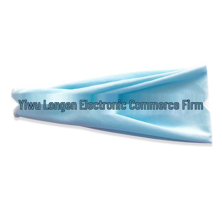 

Эластичная Нескользящая Однотонная Повязка для Йоги небесно-голубой