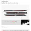 For BMW F10 F18 Series 5 Carbon Fiber Car Door Sills Anti-Scuff Stickers Threshold Trim Strips Welcome Pedal Protect Accessories Ydbn48