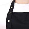 Waterproof Canvas Apron Adjustable Pocket Design Portable Cooking Apron for Kitchen Garden Work Black