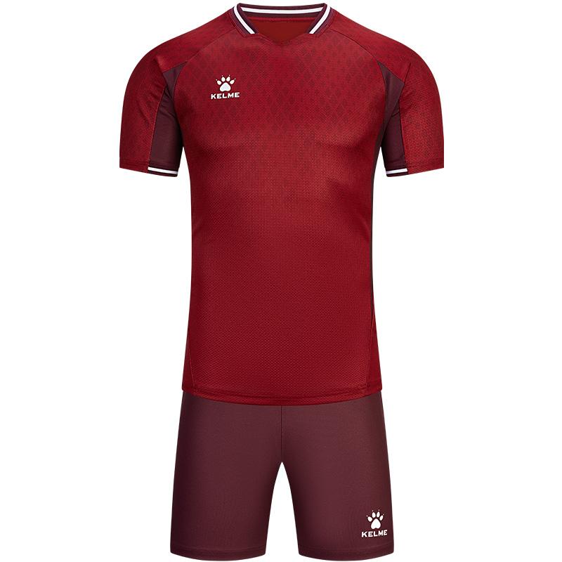 Kelme Football Uniform Customized Team Uniform Official Genuine Printed Uniform Set Men's Match Equipment Short Sleeved