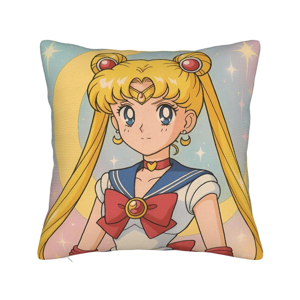 Sailor Moon Pillowcases Kawaii Pillow Case For Living Room Chair Design Pillow Cover