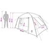 Cabin Tent with Roof Green 300 x 210 x 156 cm Polyester