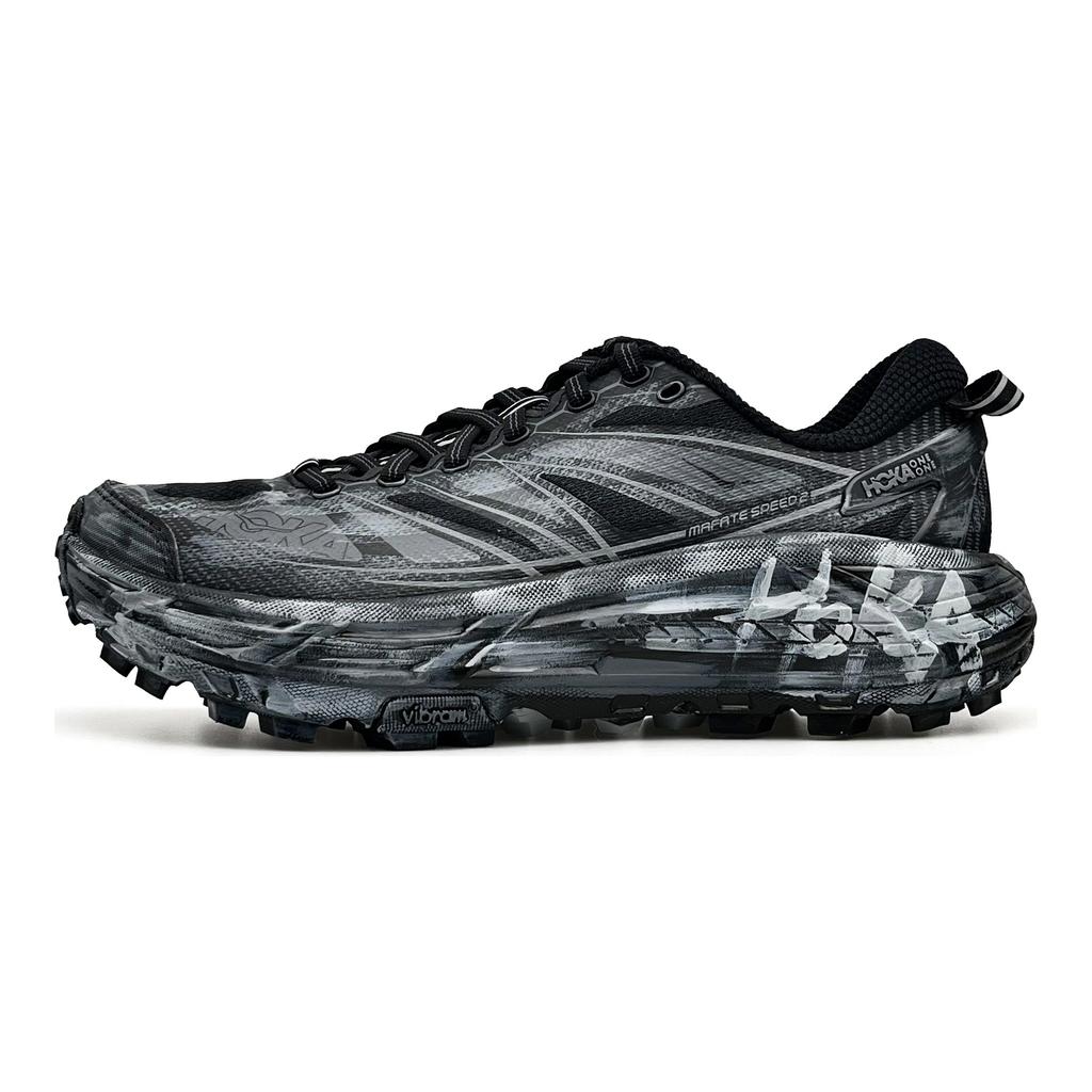 HOKA ONE ONE Mafate Speed 2 Abrasion Resistant Low top Running Shoes Unisex 1126851-BCSTL(Team920-)