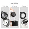 UZSPACE 500ml Vacuum Flask Stainless Steel Business Portable Leakproof Simple Shaker Drink Water Bottle Car Tea Cup