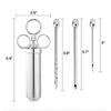 Grill 2-oz Marinade Seasoning Injector Turkey Meat Injectors Stainless Steel Cooking Syringe Injection With 2-5 Needles