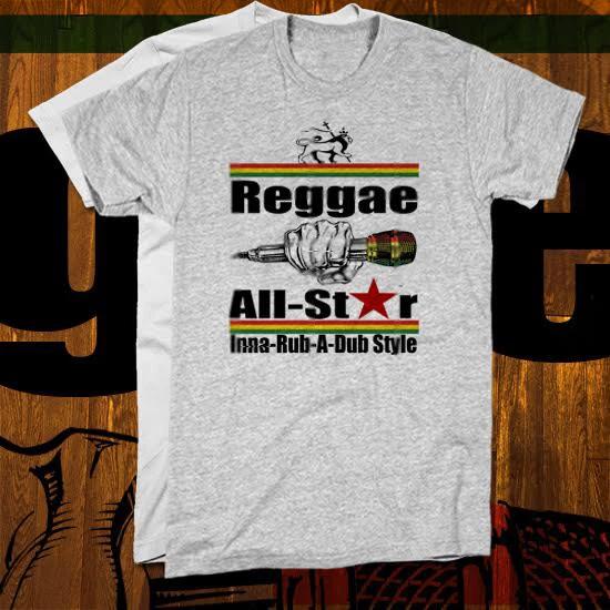 Reggae All-Star t-shirt Jamaican dancehall rudeboy vybz Kartel Kingston Vibes M