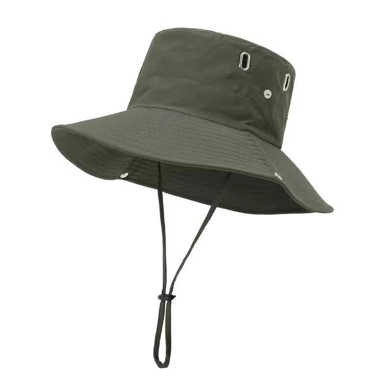 2024 New Unisex Sun Protection Hat: Western Cowboy, Mountaineering, Fisherman, Windproof Travel Summer Hat