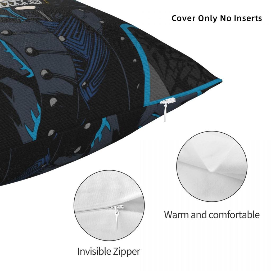 Vergil From The Devil May Cry Series Square Pillowcase Cushion Cover Pillow Case Throw Pillow Cover For Home Sofa Living Room