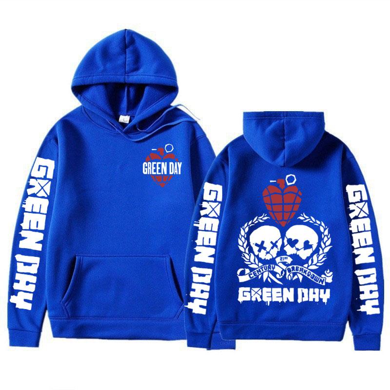 Rock Band Green Day Merch Hoodies Men Women High Quality Fashion Oversized Pullovers Harajuku Pop Sweatshirts Streetwear