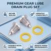2PCS Replaces 8M0058389 Gear Case Drain Plug Magnetic Oil Vent Plug  Outboard Maintenance