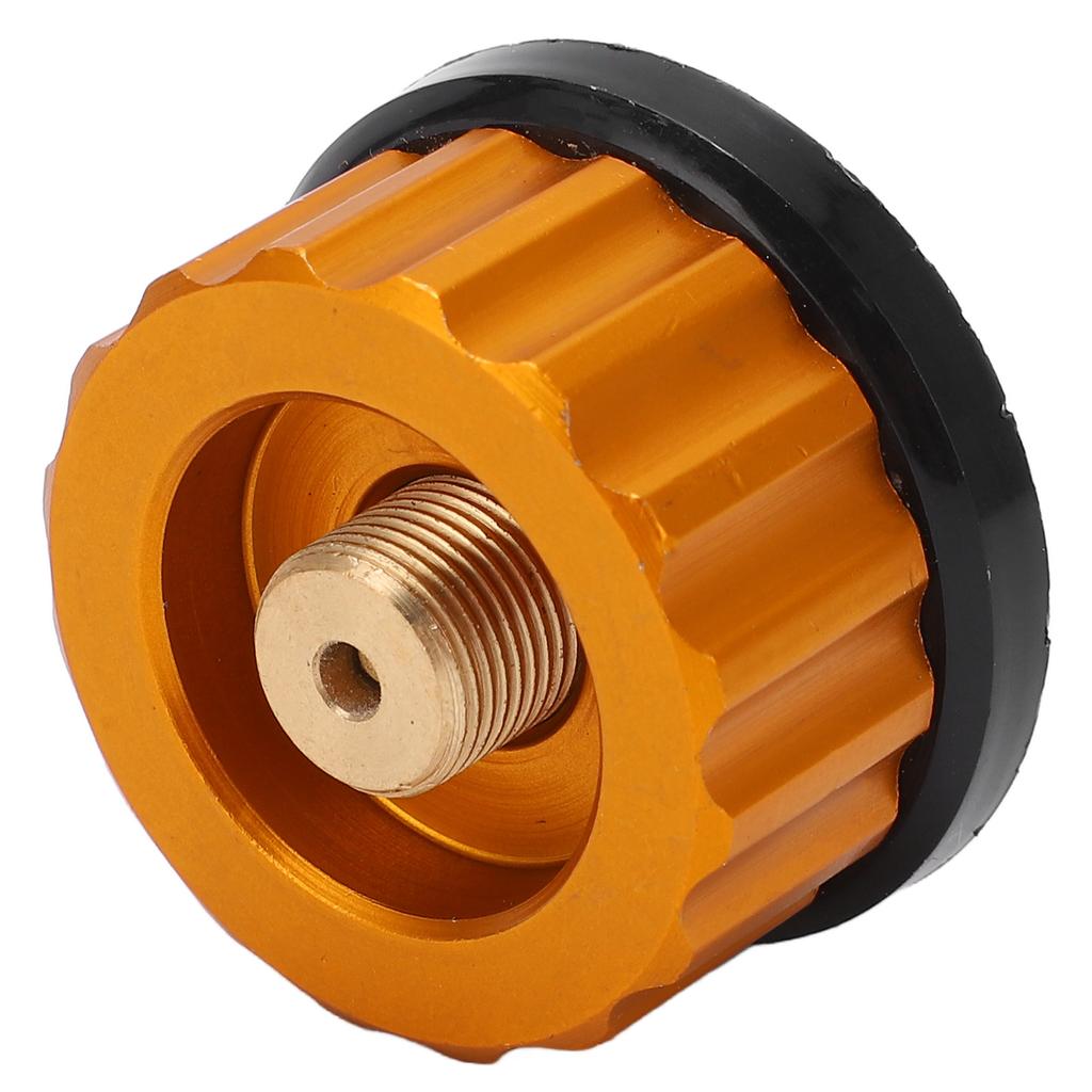 Adapter palnika kuchenki kempingowej typu dzielonego z automatycznym wyłączaniem, konwerter na butlę/kartusz butanowy do pieszych wędrówek na świeżym powietrzu