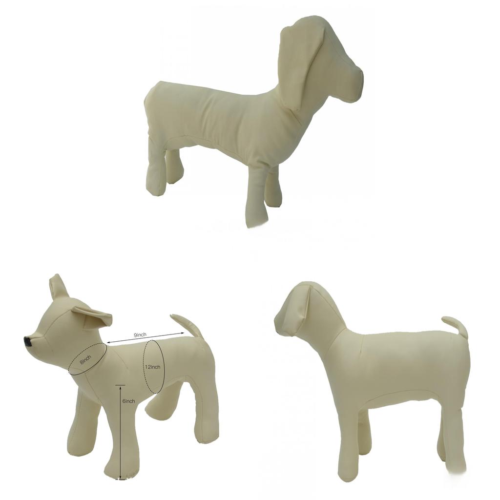 Bulldog Pet Model Display Figurine With Pu Leather For Apparel Presentation