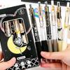 6pcs Rose And Time Gel Pens Set Forever Love Romantic 0.5mm Ballpoint Black Color Ink for Writing School A3090