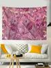 1pc Trendy Fashion Tapestry 2D Print Pink Money Pattern Wall Decor Present Stylish Seasonal