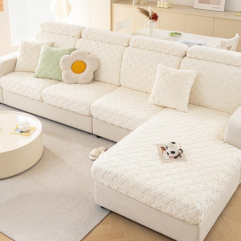 

Чехол для дивана Зимний плюшевый Простой Современный Чехол для дивана Ткань Подушка для дивана Табурет Подушка для спинки 30-40cm,60-80cm