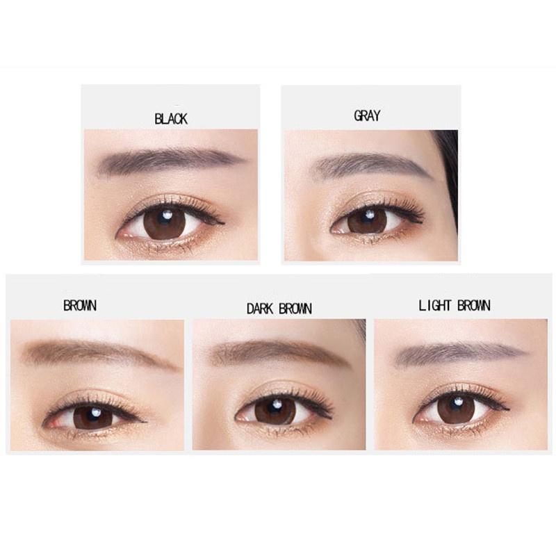 Women Waterproof and Smudge-free Eyebrow Pencil Professional Makeup Artist Eyebrow Pencil Easy-to-apply Pull Wire Eyebrow Pencil