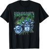 Rick and Morty Chrome Heads and Logo T-Shirt