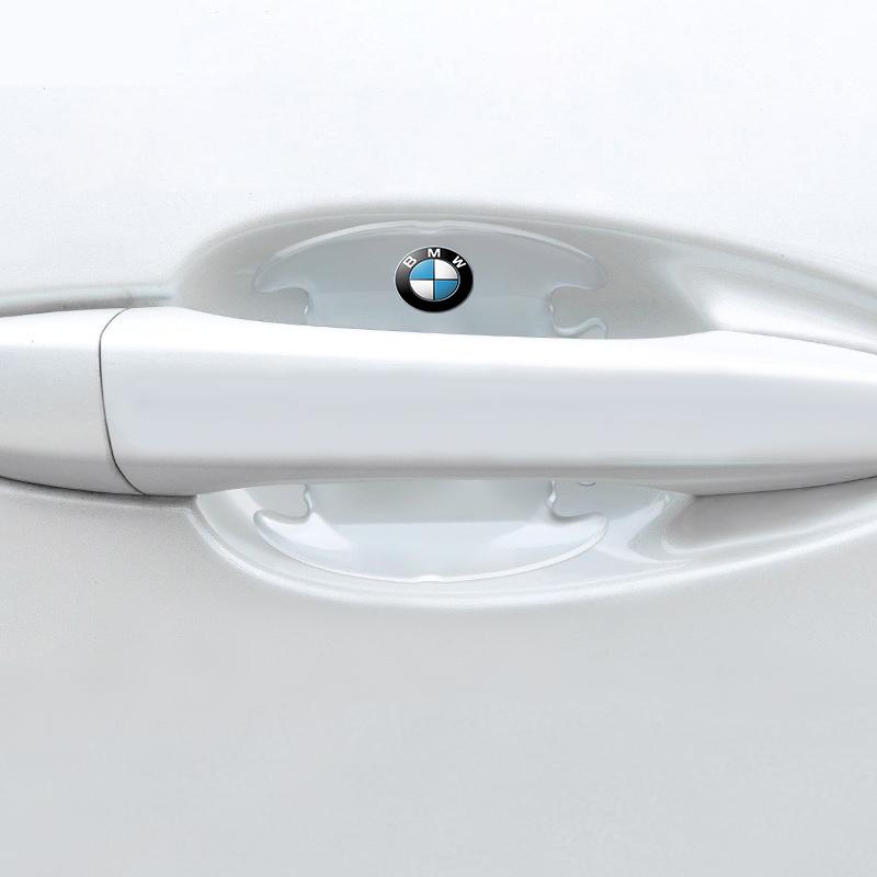 Car Door Handle Bowl Protector Transparent Anti-collision For Bmw M3 M4 M5 M6 F20 F30 G20 F31 F34 F10 G30 F11 X3 F25 X4 I3 1 3 5 Series