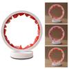 Led Crystal Lamp Room Decoration Natural Gemstone Amethyst Healing Stone Home Decoration Round Lamp