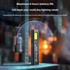NEW  LED Keychain Flashlight USB C Rechargeable 550Lm Portable Mini Torch Pocket Lantern Flood Work Light With Magnet