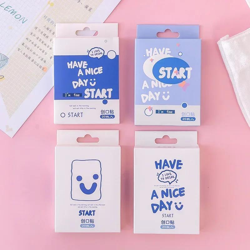 20pcs Wound Strips Plaster Emergency Kit Band Aid Stickers Waterproof Curitas Adhesive Bandages for Kids Children Utensils