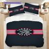 Emblema Pallacanestro Raptors Set da tre pezzi(1 * copripiumino + 2 * federa, senza nucleo)Set biancheria da letto Copripiumino e federa Morbido e confortevole