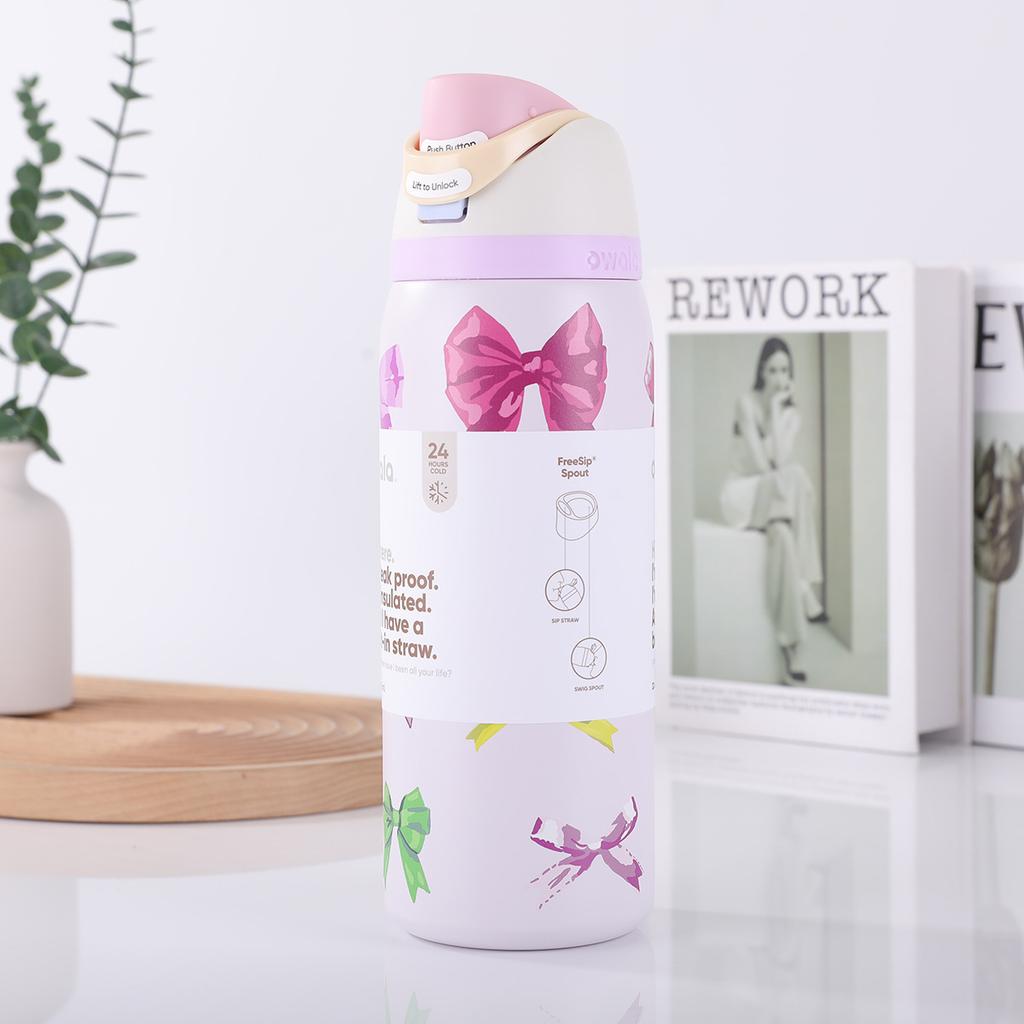 Owala 24oz 32oz Fruit Infuser Water Bottle Vacuum Double Wall 304 Stainless Steel Insulated Tumbler Outdoor Sports Sport Flip Lid