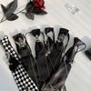 Flower Rhinestone Streetwear Ties Men Neck Ties Women Bow Neckties Children Neckties Tassel Chain
