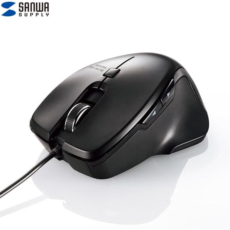 

SANWA SUPPLY BLC180 Ergonomic Type-C Wired Mouse