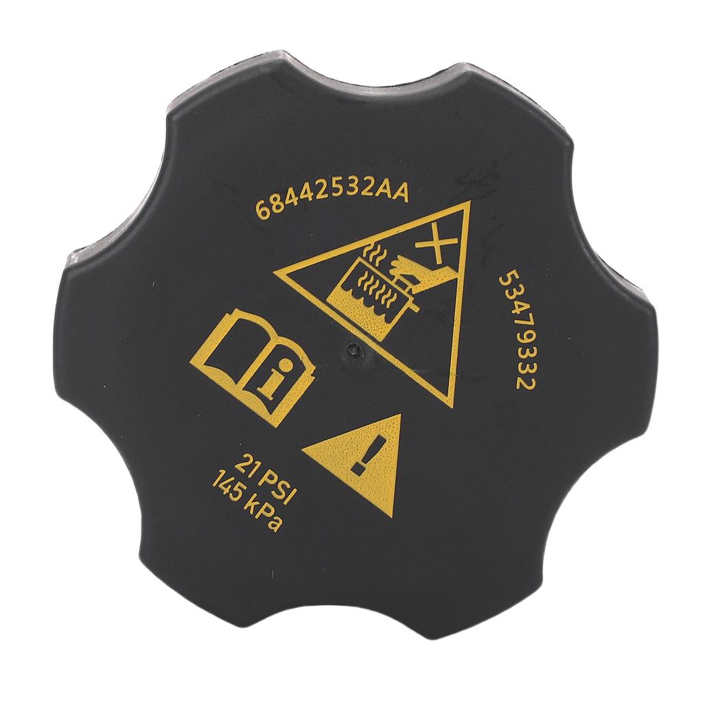 Radiator Coolant Reservoir Cap 68442532AA High Strength Engine Coolant Tank Recovery Cap Replacement For 1500 2500 3500