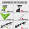 Factory 9 Pieces Caulking Tool Kit 5 in 1 Silicone Sealant Replace & Removal Tool with 4 Pieces of Sealant Tool