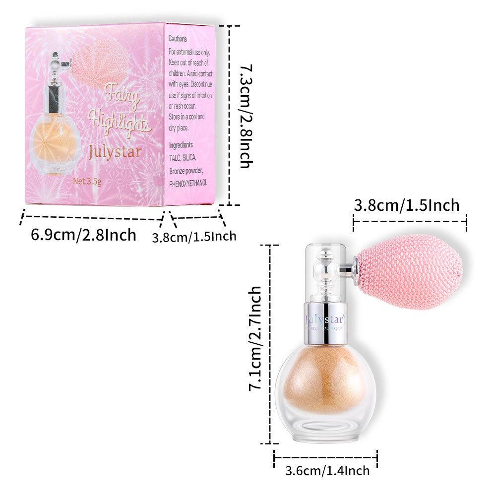 Spray Glitter Corpo Fata Shine Illuminante in Polvere Diamante Alta Lucentezza Polvere Air Bag Lucido High Light Shimmer Trucco Viso Corpo