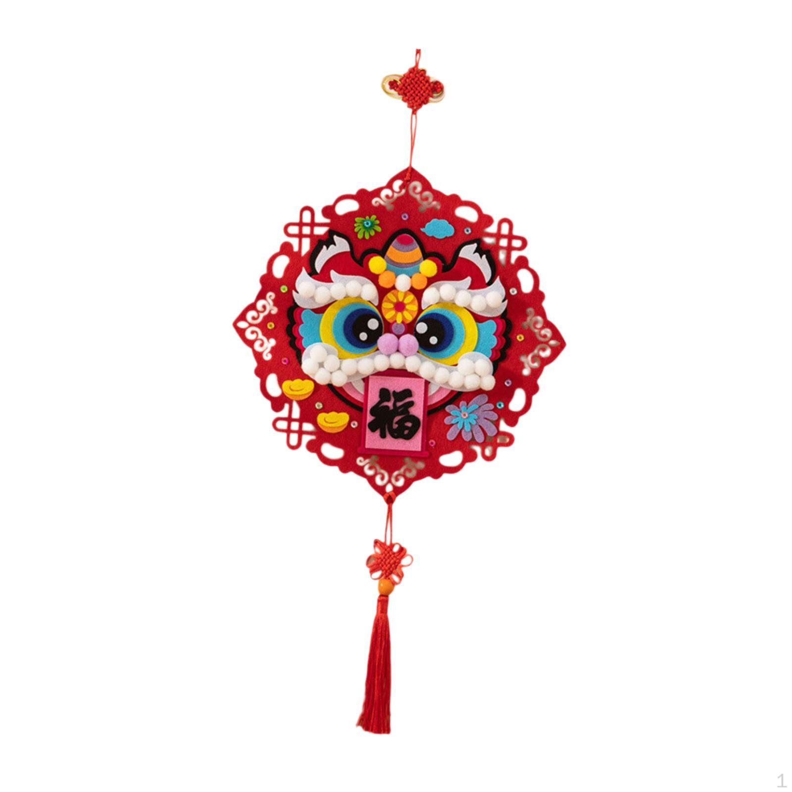 Мультяшный Лев Набор для рукоделия и шитья Вышивка Стежки со стикерами Набор кукол Сделай сам B