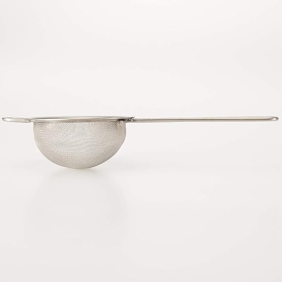 MUJI Stainless Steel Tea Strainer, Width 7.5 x Length 17.5cm, 82308693, Silver