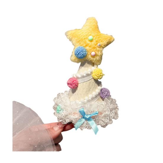 Soft Fabric Velvet Headband Birthday Series Cake Decor Bright Color Hair Hoop Hand-Crafted Hair Accessory