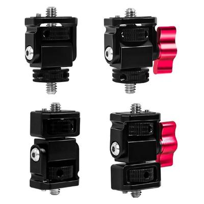 Camera Hot Shoe Monitors Flexible Tripods Adapter Cold Shoe Mount for DSLR Camera Quick Release Monitors Holder Support