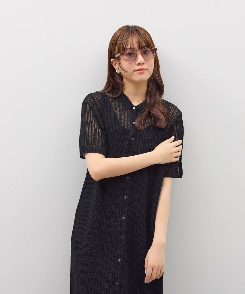 Zoff Sunglasses Colored UV and Brown Wellington-Style Lenses, Wide-Rimmed Frame, Stylish, Protection, Unisex, Men's Women's [ZF241G01_41A2