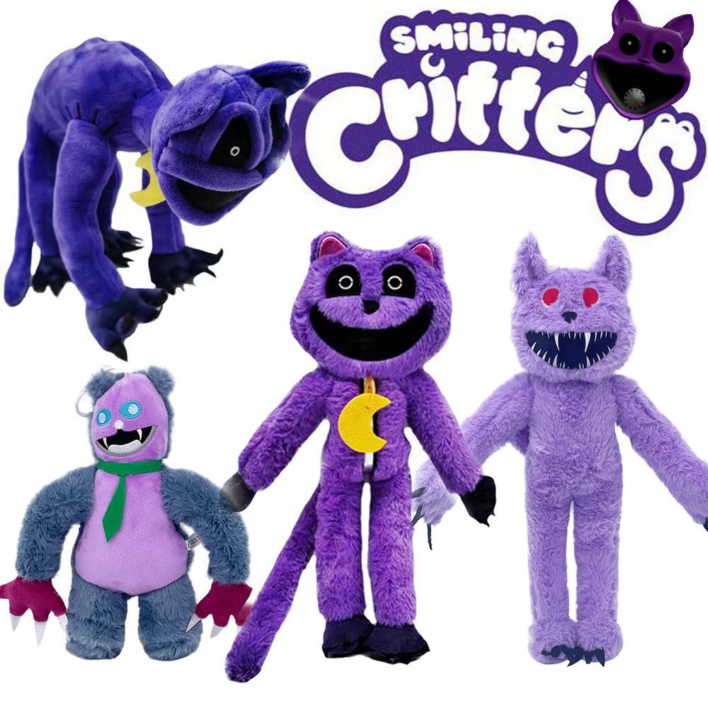 Smiling Critters Purple Cat Monster Plush Animal Toy 40cm/150g