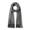 Imitation Cashmere Scarf Autumn and Winter New Solid Color Mid Length Warm Scarf Japanese and Korean Sweet Fashion Tassel Scarf