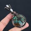 Chrysocolla Pendant, 999 Copper Wire Wrapped Pendant Handmade Gemstone Jewelry, Gifts For Wife Brand New Pendant